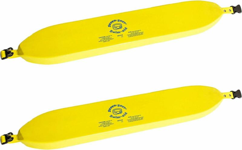 Equipo De Entrenamiento  | Cinturón Flotante De Natación Promocional Trc Recreation Super Suave Tamaño Mediano, Flotador De Espuma Para Accesorios De Barco Y Natación, Amarillo (Paquete De 2) Equipo De Entrenamiento Equipo De Entrenamiento