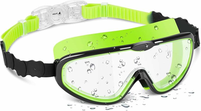 Gafas De Protección  | Gafas De Natación Portzon Antivaho Gafas De Natación Claras Sin Fugas, Verde Cristal, Talla Única Gafas De Protección Gafas De Protección