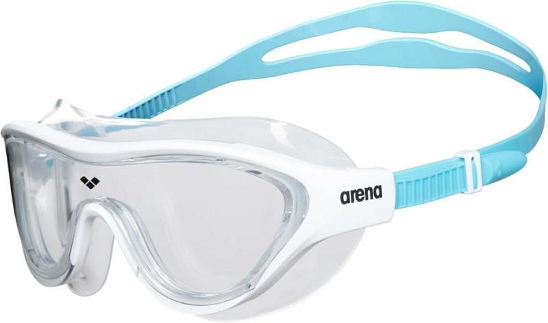 Gafas De Protección  | Máscara De Natación Unisex Juvenil The One Junior Para Niños Y Niñas De 6 A 12 Años Con Lentes No Reflectantes. Gafas De Protección Azul Claro