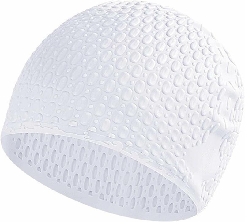 Gorros De Natación  | Gorro De Natación – Gorro De Silicona Para Hombres | Gorro De Natación Para Adultos Cómodo Y Impermeable | Gorro De Natación Antideslizante Para Cabello Largo | Gorro De Natación Para Entrenamiento Intensivo Gorros De Natación Gorros De Natación