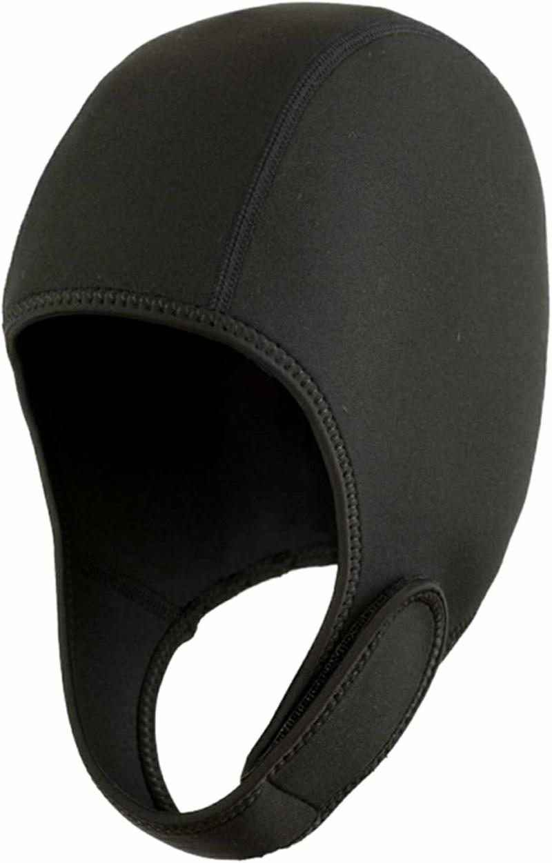 Gorros De Natación  | Gorro De Natación Para Cabello Largo – Gorras De Natación Para Hombres – Gorro Térmico, Gorro Ajustable De Neopreno Y Nylon, Gorro De Natación Para Buceo, Surf, Kayak, Balsa, Canoa Y Snorkel Gorros De Natación Gorros De Natación