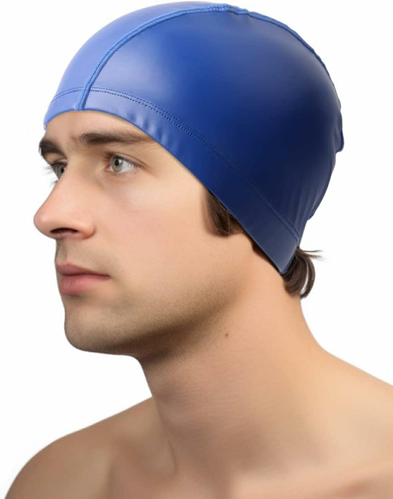 Gorros De Natación  | Gorro De Natación Xxl Oversize De Pu, Gorros De Natación Elásticos De Gran Tamaño, Gorro De Silicona Impermeable Para Cabezas Grandes De 22.5-25″. Gorros De Natación Gorros De Natación