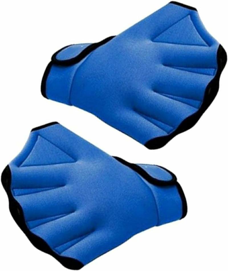 Guantes Acuáticos  | 1 Par De Guantes De Natación Resistente Al Agua Guantes De Natación Azules Guantes Acuáticos Azul