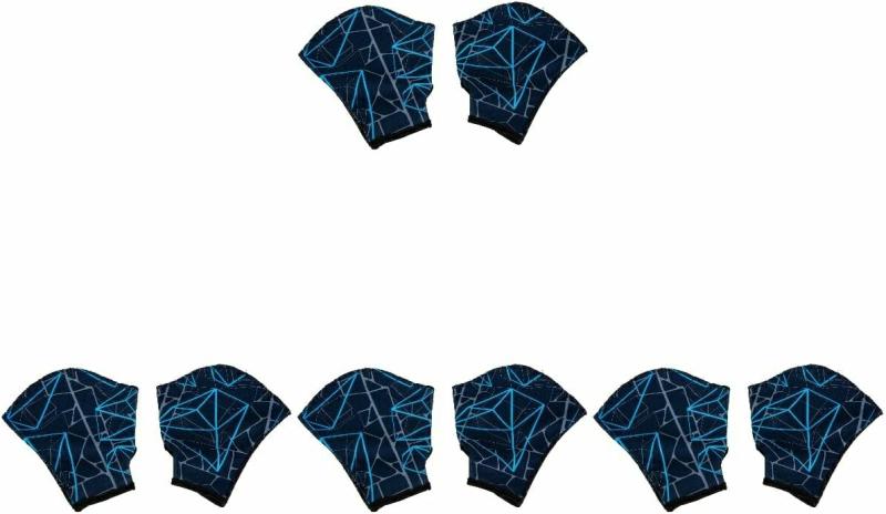 Guantes Acuáticos  | 4 Pares De Guantes De Natación Sin Dedos, Guantes De Paleta Acuáticos, Guantes De Agua Con Membrana, Guantes De Resistencia Acuática, Paletas Para Las Manos De Natación, Mitones Para Nadar, Equipamiento De Neopreno Para Deportes Y Fitness. Guantes Acuáticos Color variado