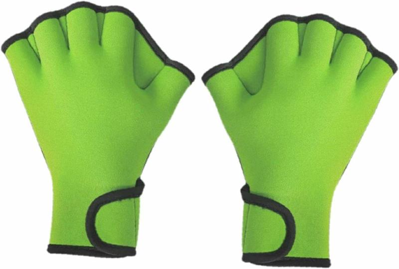 Guantes Acuáticos  | Guantes De Natación Con Membrana, Guantes Acuáticos, Guantes Sin Dedos, Guantes De Buceo, Para Fitness Acuático Guantes Acuáticos Azul