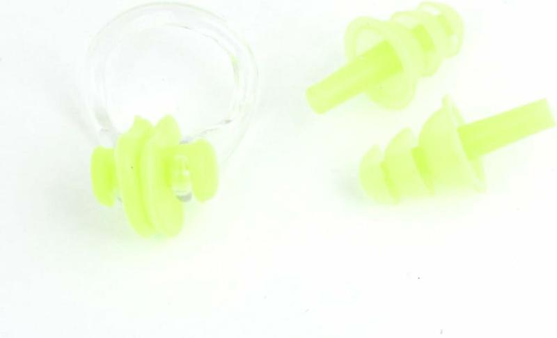 Tapones Para Los Oídos  | Tapones Para Nadar Fluorescentes Amarillos Con Clip Final Y Caja De Plástico (Id: 8Ef A80 65D 3A7 1F1, Pequeño) Tapones Para Los Oídos Múltiples colores