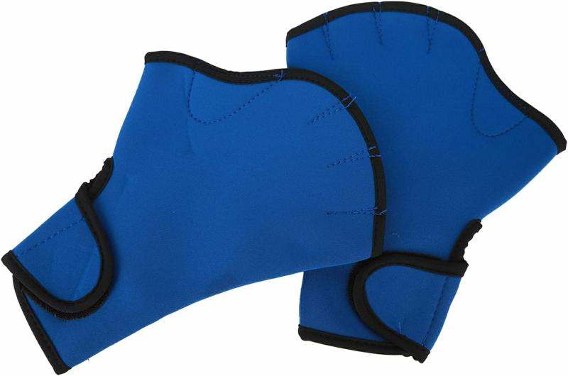 Guantes Acuáticos  | Guantes De Agua, Guantes De Natación Azules Para Prevenir Resbalones Al Bucear (L)