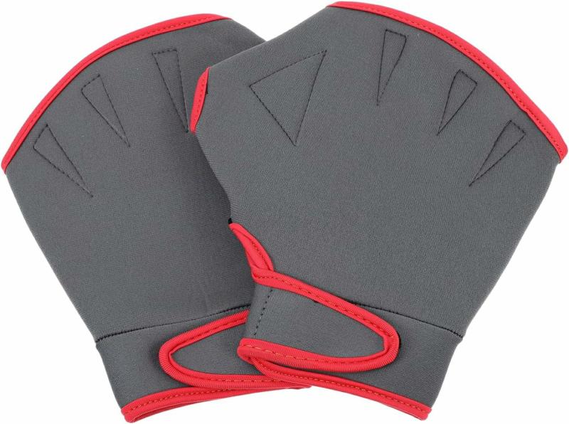 Guantes Acuáticos  | Guantes De Natación Besportble Guantes De Entrenamiento Para Nadar Guantes Con Membrana Guantes Resistentes Al Agua Mitones Para Entrenamiento De Natación Y Buceo Gris S Guantes Acuáticos Guantes Acuáticos